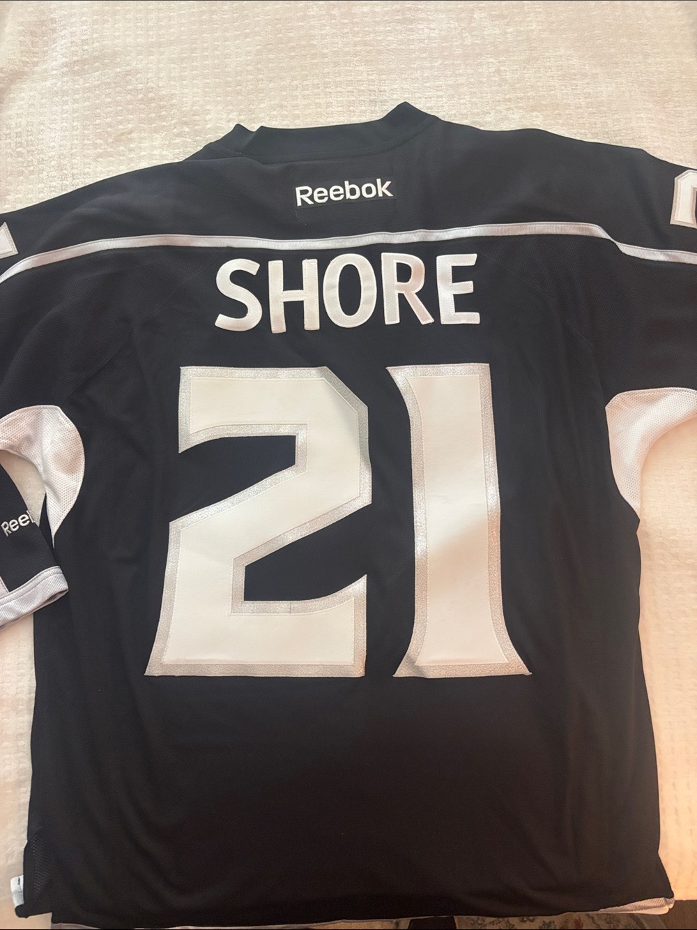 Official Los Angeles Kings NICK SHORE Reebok Home Jersey - L